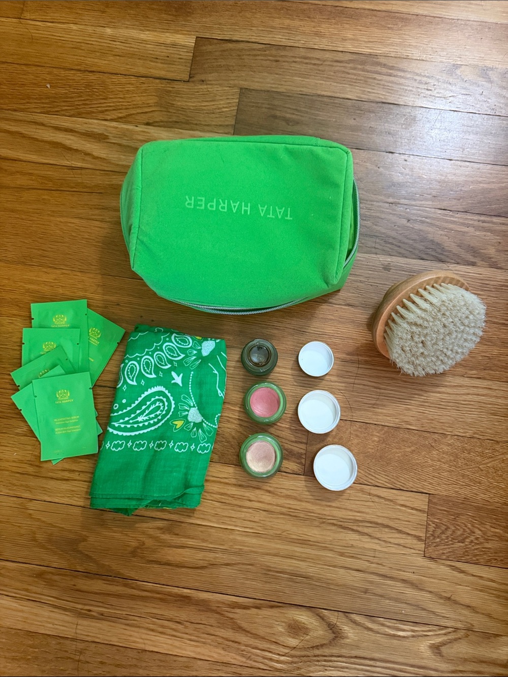 Tata Harper Bright Green Skincare 12 piece  Travel Set